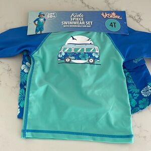 Toddler boy bathing suit set